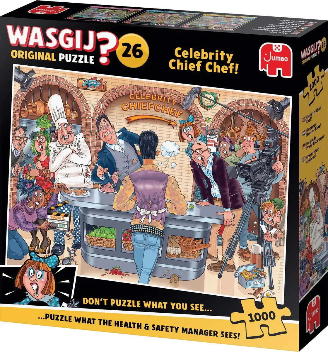 Jumbo Wasgij Original 26 Celebrity Chief Chef! - 1000 Stuks
