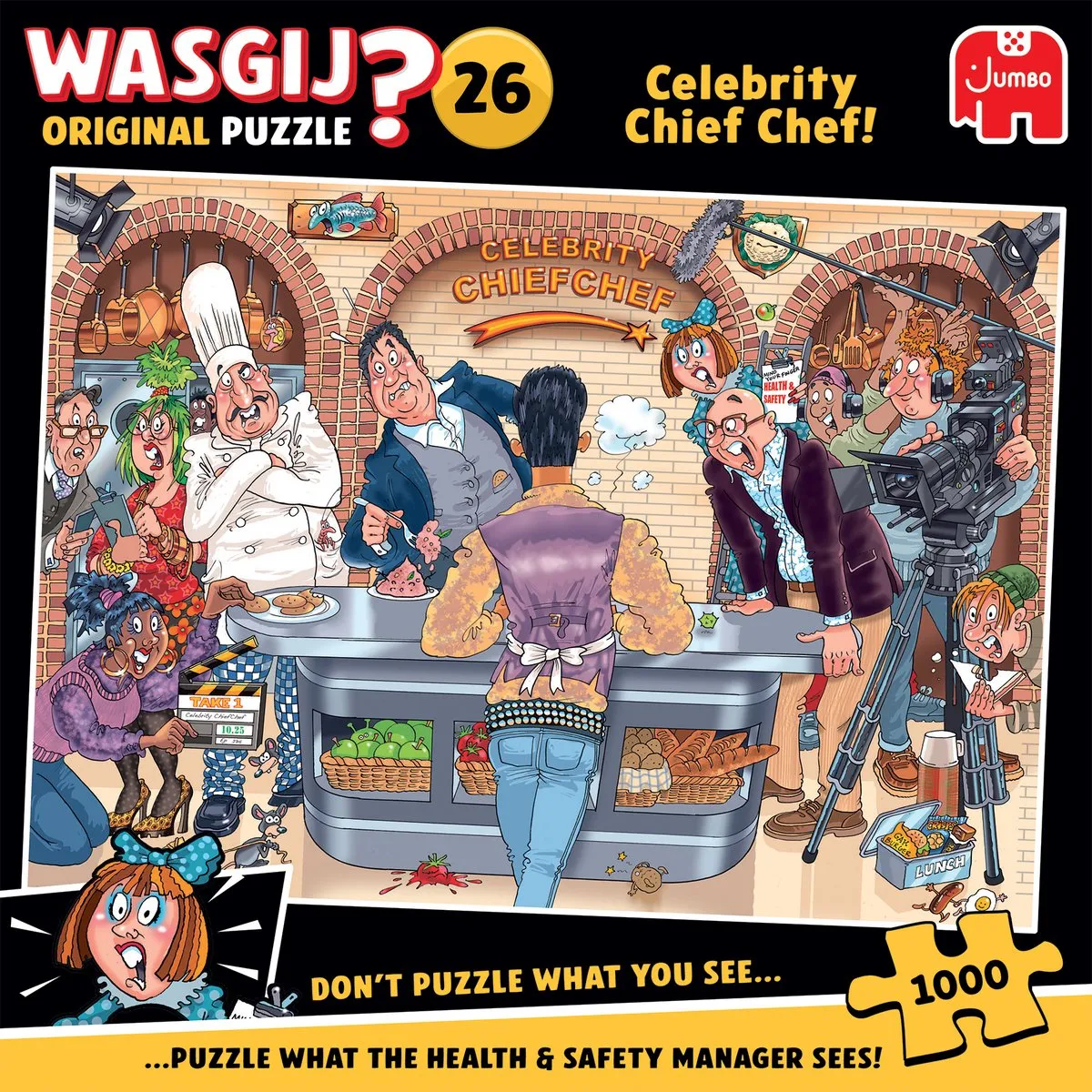 Jumbo Wasgij Original 26 Celebrity Chief Chef!