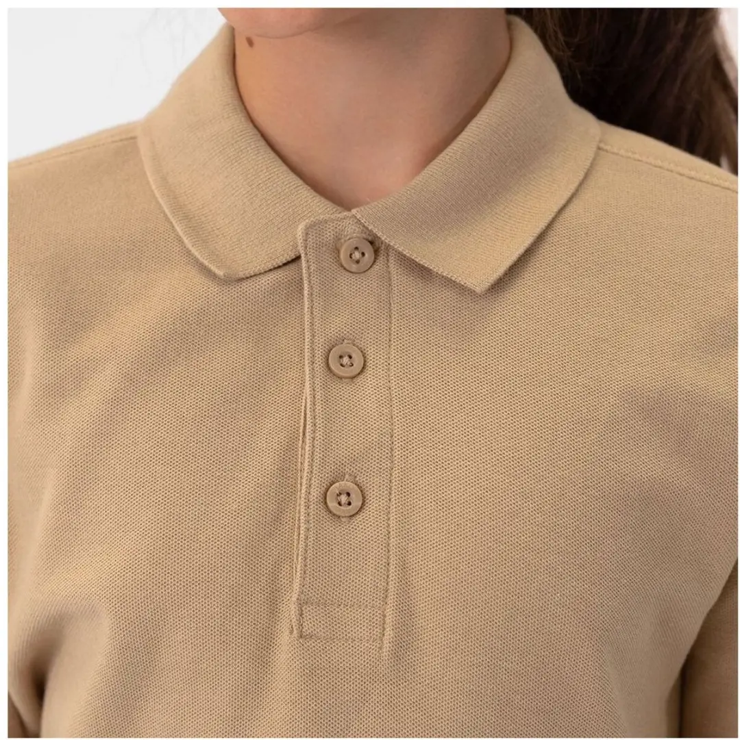 Jako Organic Polo Kinderen 128 - Bruin