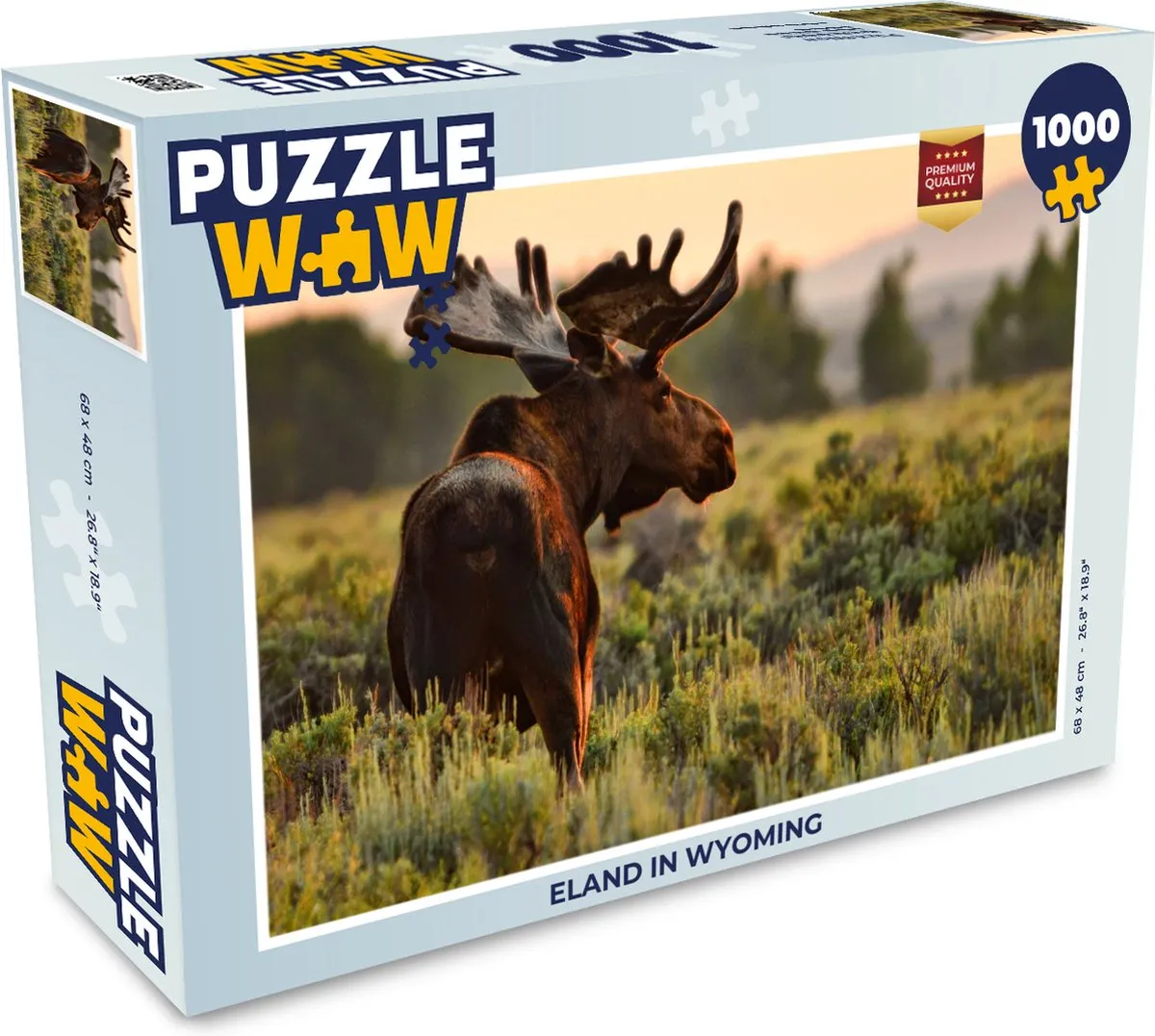 PuzzleWow Wyoming Legpuzzel 1000 Stuks