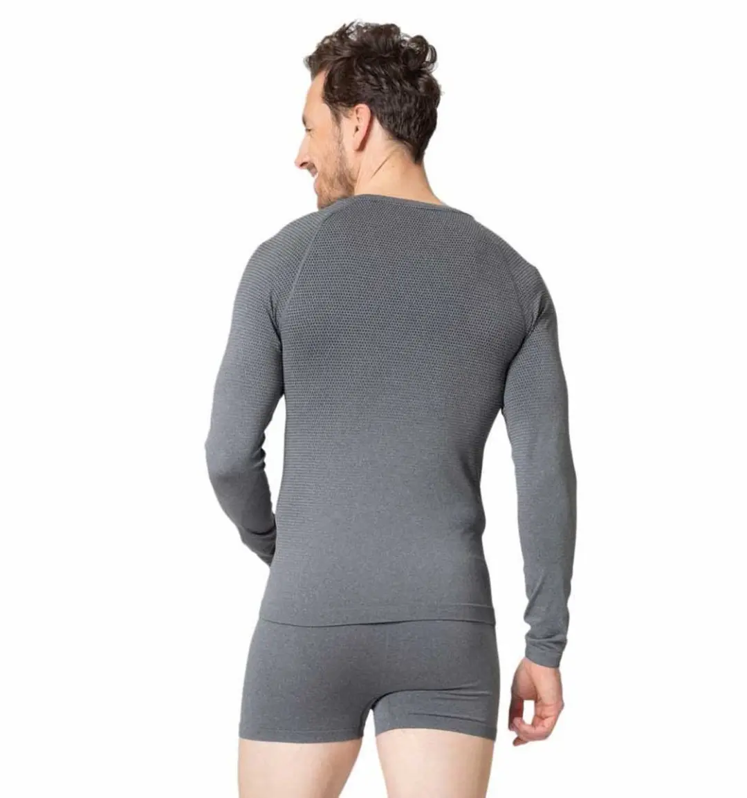 ODLO Active Performance Light Base Layer Longsleeve Heren S - Grijs - afbeelding 2 van 6