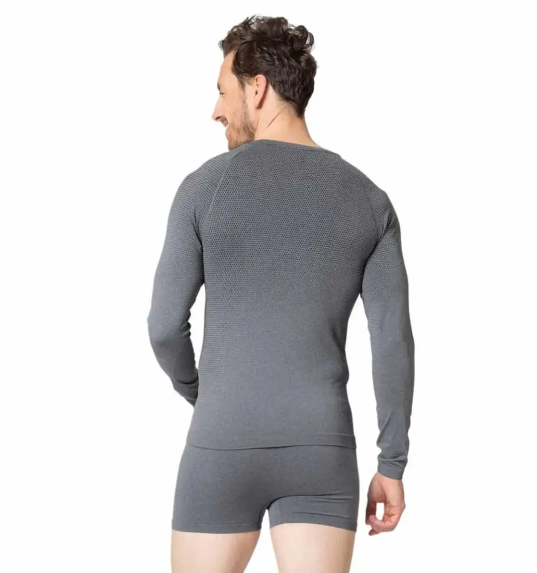 ODLO Active Performance Light Base Layer Longsleeve Heren S - Grijs - afbeelding 3 van 6