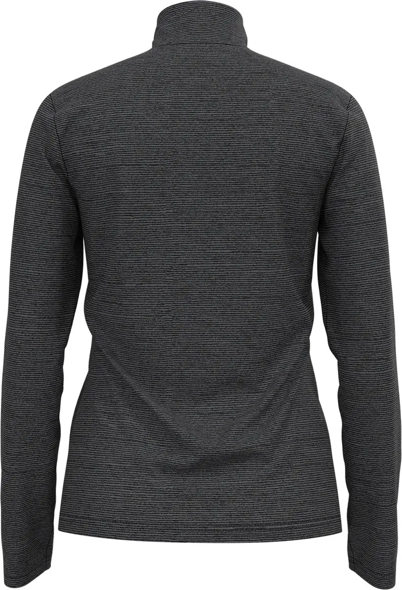 ODLO Middenlaag Loopshirt Halve Rits Shale Grey - M - afbeelding 4 van 5
