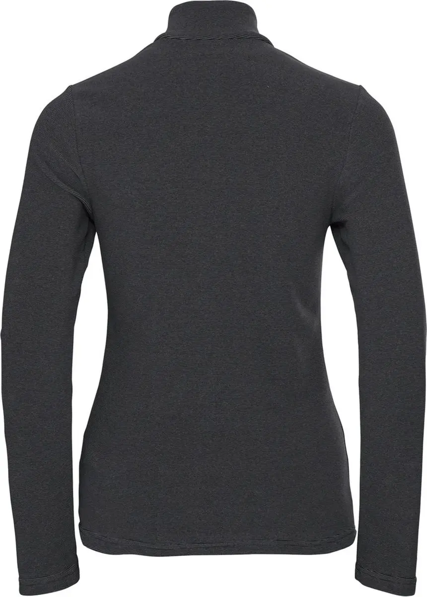 ODLO Middenlaag Loopshirt Halve Rits Shale Grey - M - afbeelding 3 van 5