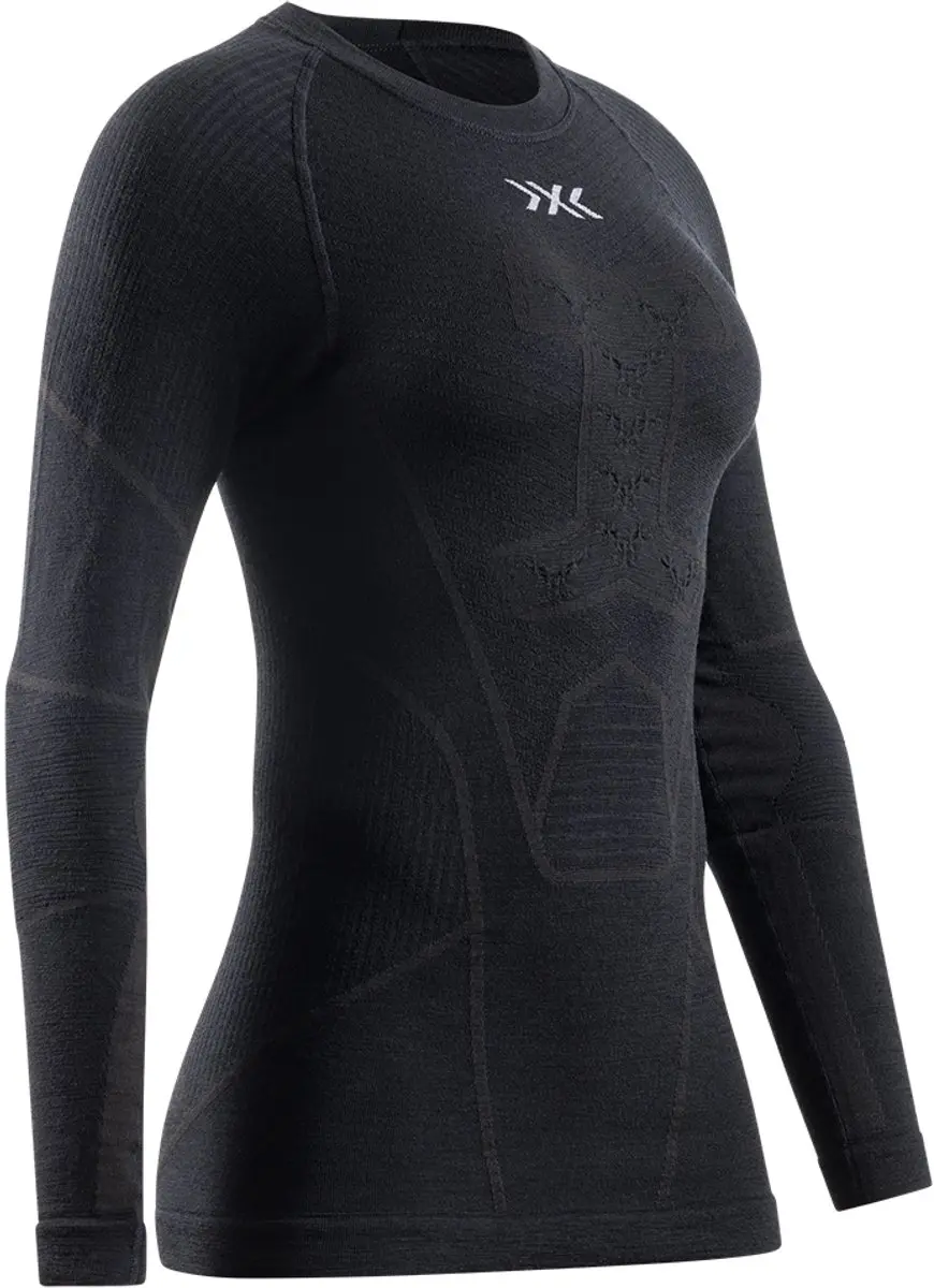 X-bionic Symbio Merino Lange Mouwen Basislaag Zwart S Vrouw