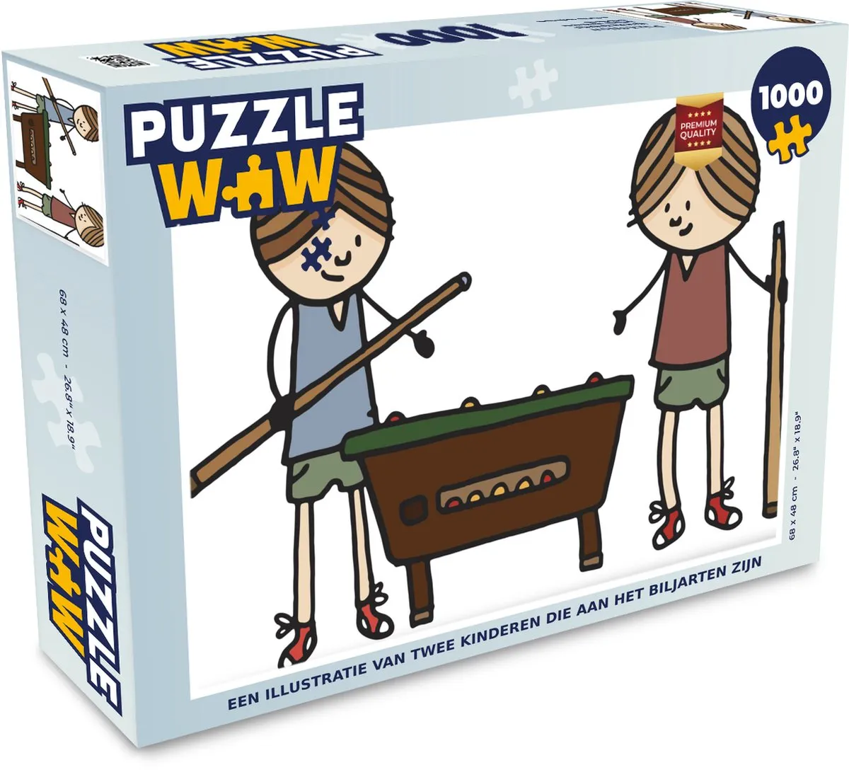 PuzzleWow Legpuzzel 1000 Stuks