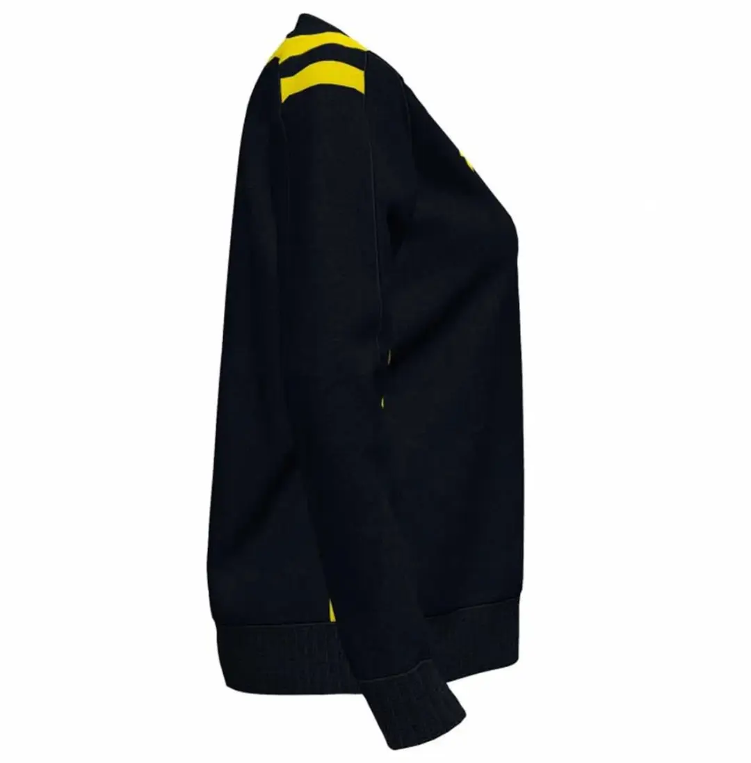 Joma Championship Vi Sweatshirt - Meisje 12-14 jaar - Zwart/Geel