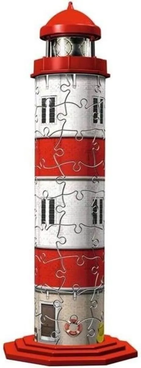 Ravensburger Mini Vuurtoren 3D-puzzel 62 Stuks