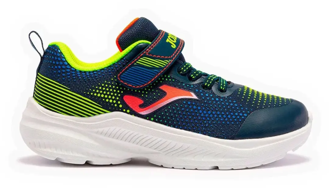 Joma Horizon Hardloopschoenen - Kindermaat 22 - Navy/Yellow Fluor - afbeelding 2 van 2