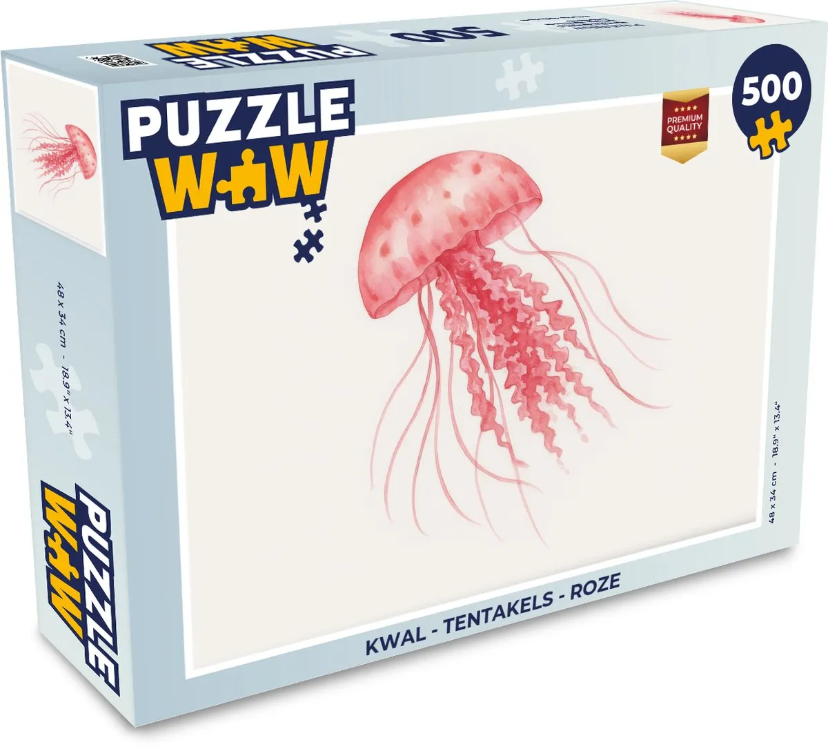 PuzzleWow Kwal Legpuzzel 500 Stuks