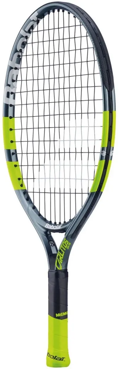 Babolat Carlitos Junior 19 Tennisracket - Grijs/Geel - afbeelding 3 van 6