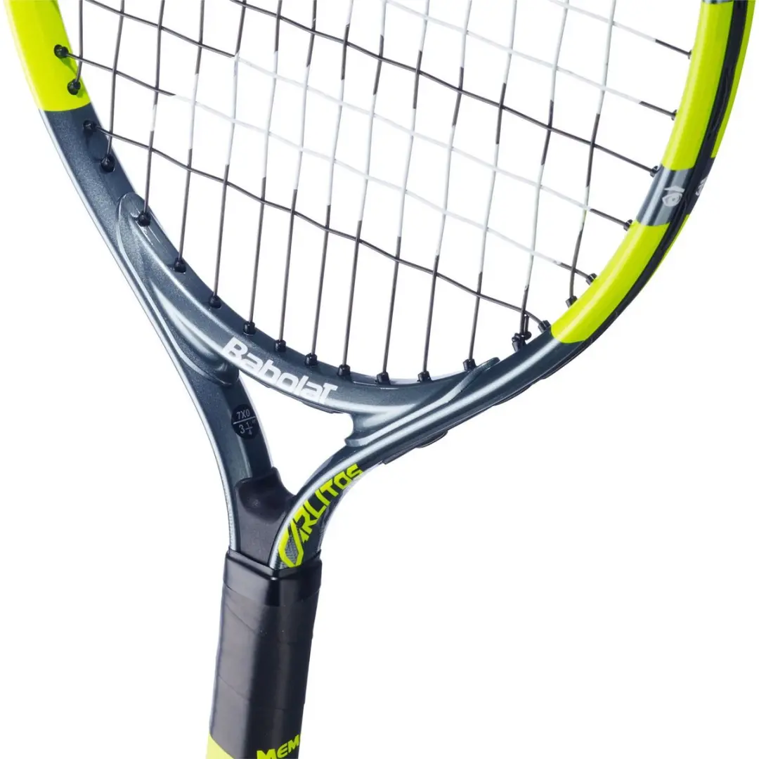 Babolat Carlitos Junior 19 Tennisracket - Grijs/Geel - afbeelding 6 van 6
