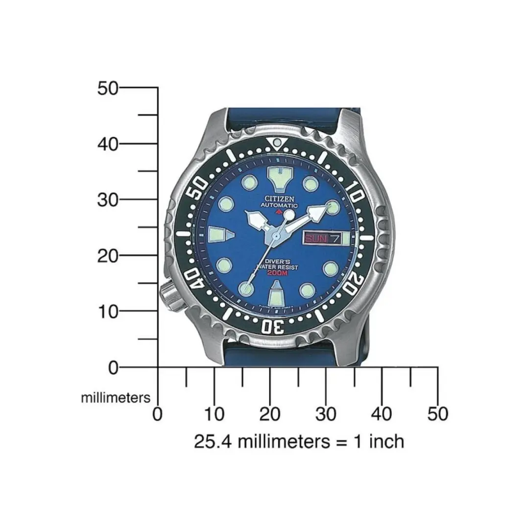 Citizen Promaster NY0040-17LE Horloge - Automatisch - 200m Waterdicht - Blauw - afbeelding 3 van 6