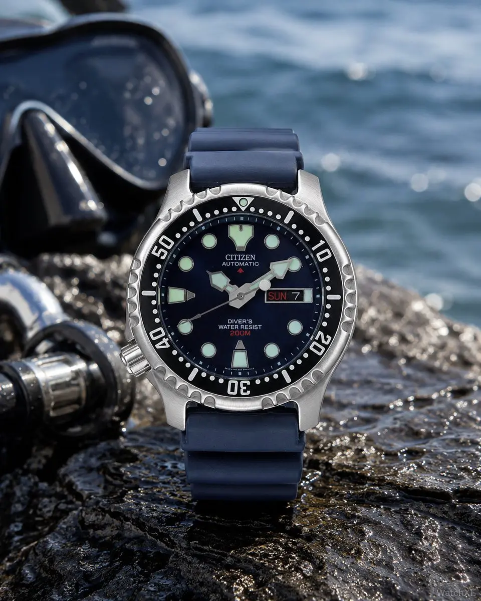 Citizen Promaster NY0040-17LE Horloge - Automatisch - 200m Waterdicht - Blauw - afbeelding 4 van 6