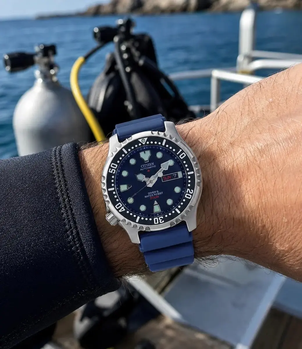 Citizen Promaster NY0040-17LE Horloge - Automatisch - 200m Waterdicht - Blauw - afbeelding 5 van 6