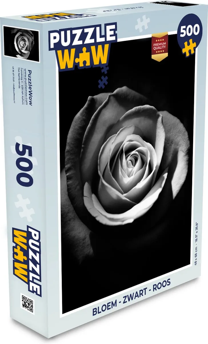 PuzzleWow Botanische Puzzel Roos