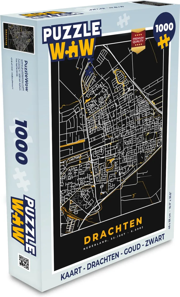 PuzzleWow Legpuzzel Drachten 1000 Stuks
