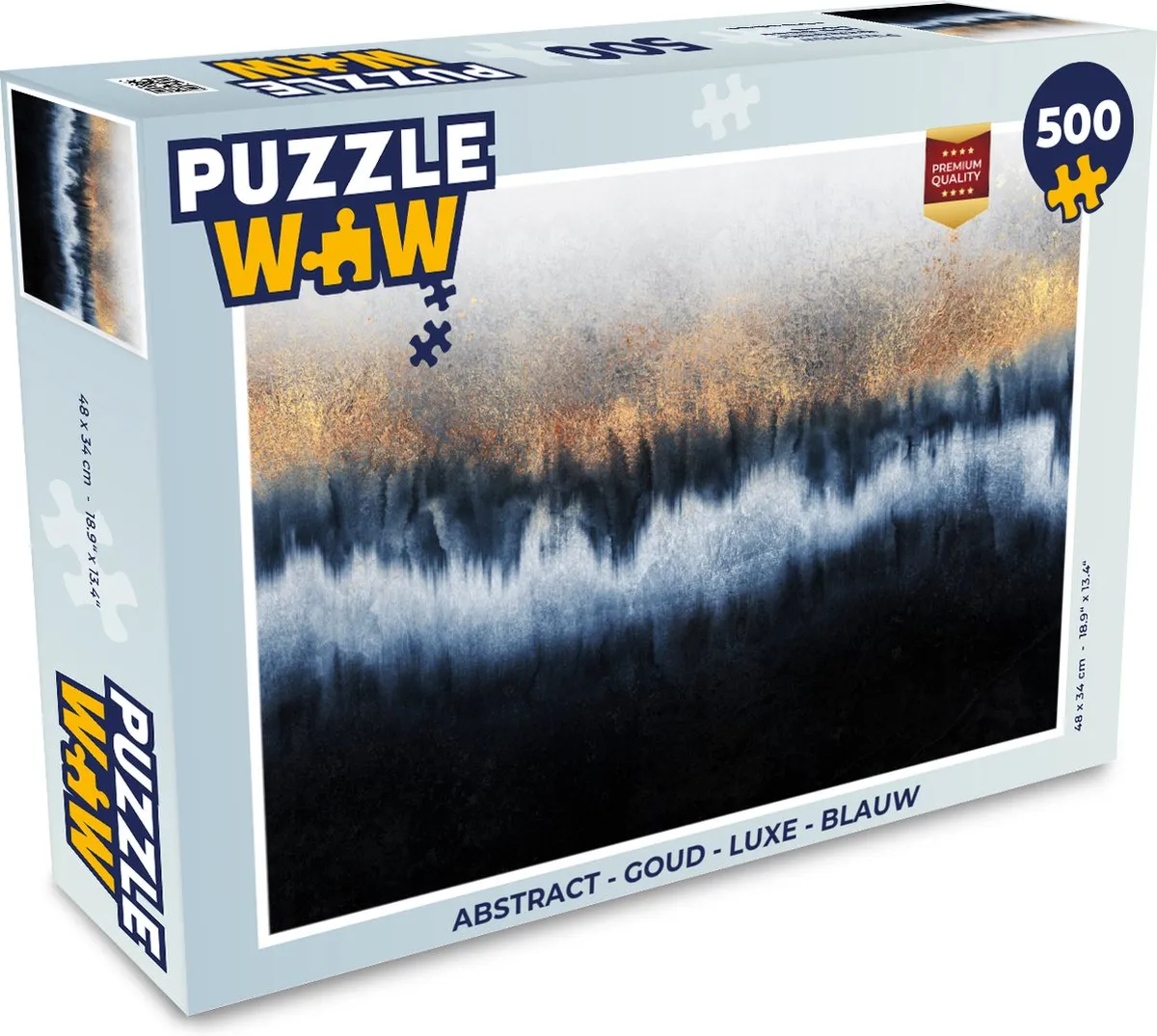 PuzzleWow Abstract Puzzel 500 Stuks - Multicolor