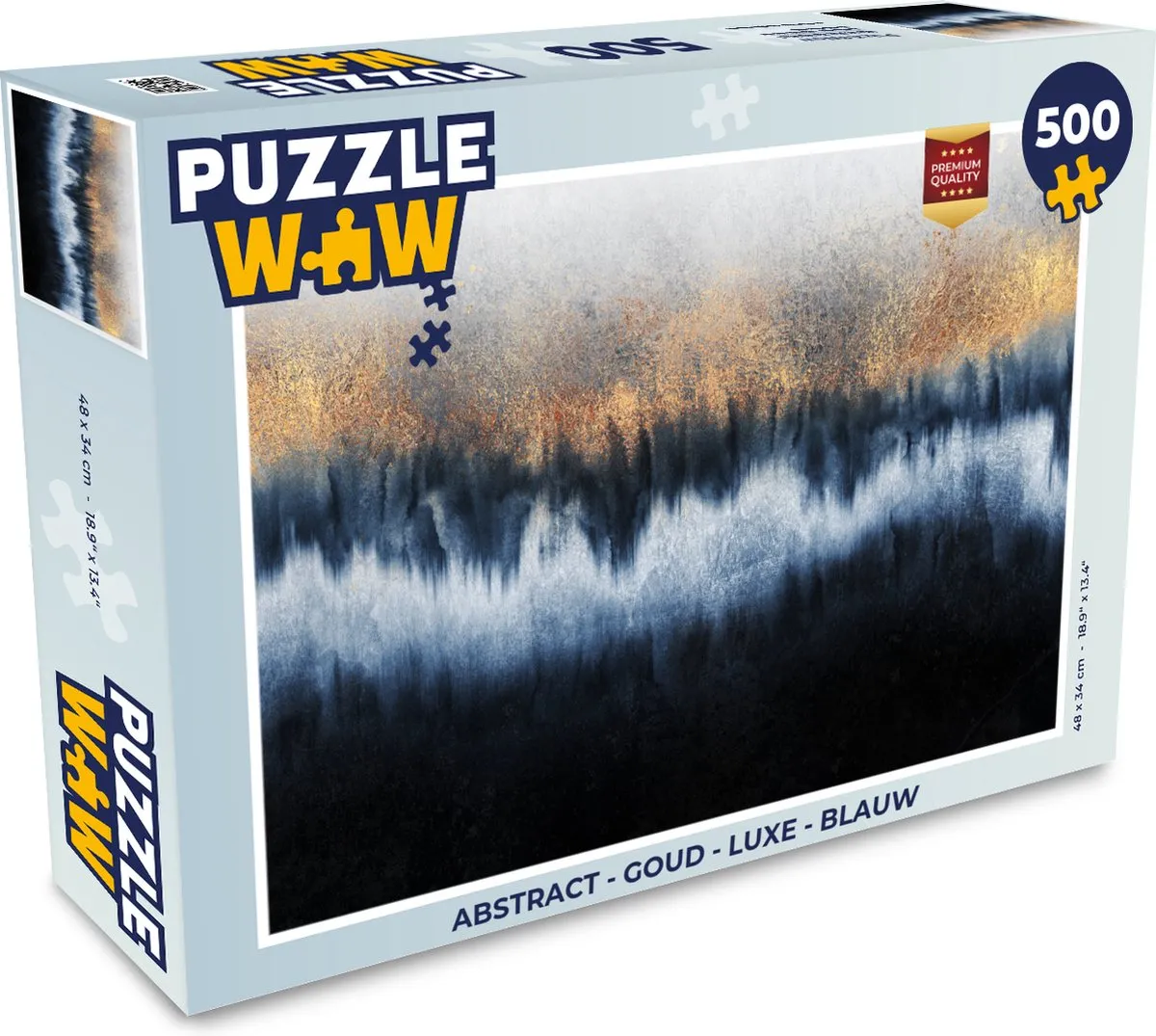 PuzzleWow Abstract Puzzel 500 Stuks - Multicolor