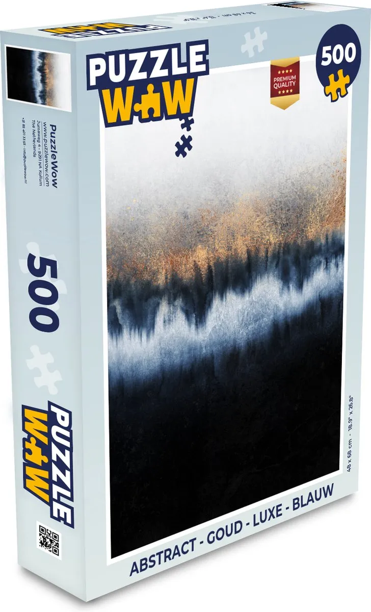 PuzzleWow Abstract Puzzel 500 Stuks - Multicolor