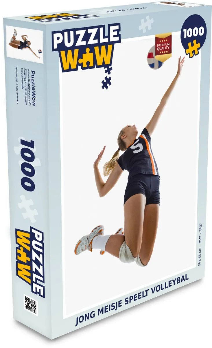 PuzzleWow Volleybal Puzzel 1000 Stuks