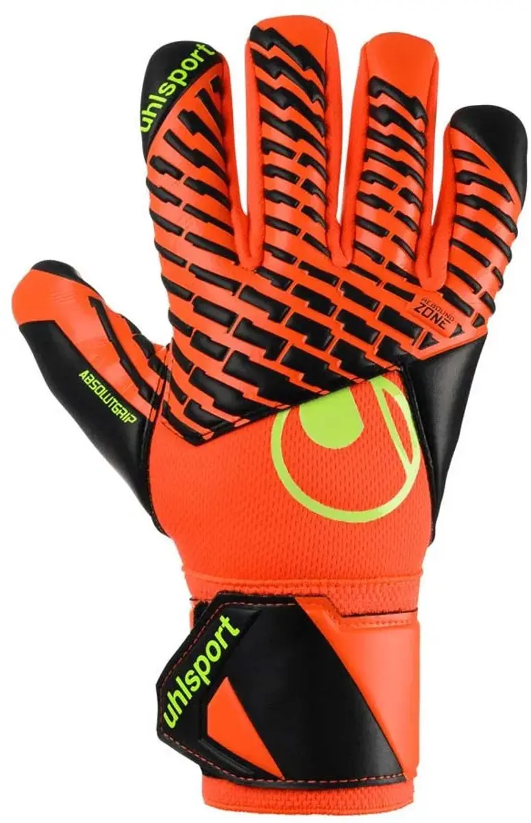 Uhlsport Fm Absolutgrip Hn Pro Junior Keepershandschoenen - Maat 6.5 - Fluorood/Wit/Fluogeel