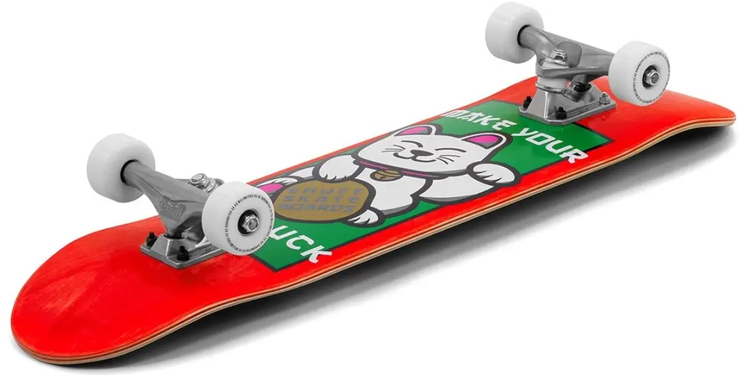 Enuff Lucky Cat Mini Compleet Skateboard Red 7.25''
