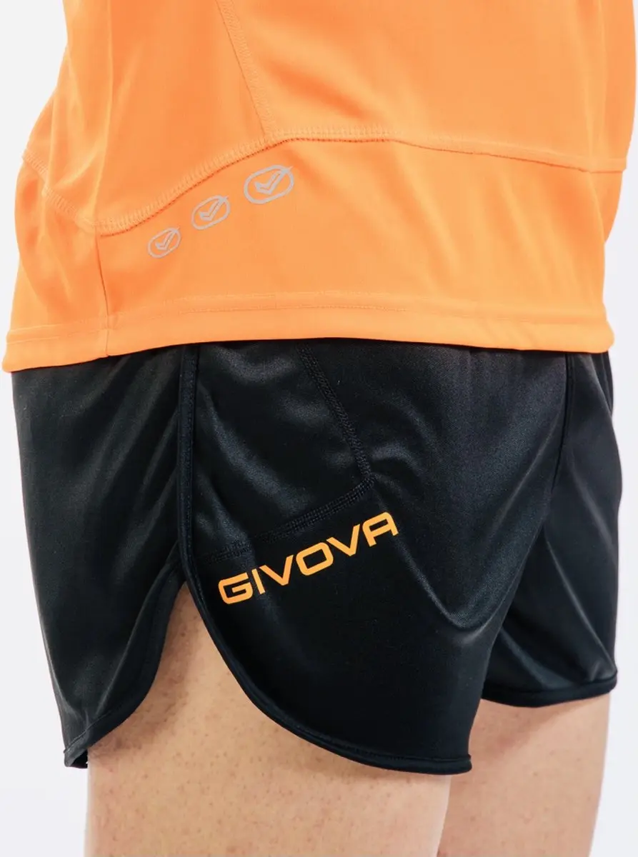 Givova Kit New York Hardloopset - M - Oranje/Zwart - afbeelding 3 van 6