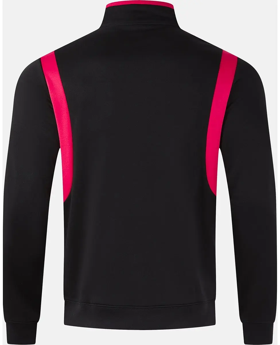 Joma Winner IV Heren Ziptop - M - Zwart/Raspberry