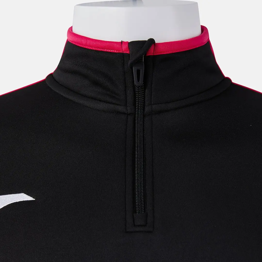 Joma Winner IV Heren Ziptop - M - Zwart/Raspberry
