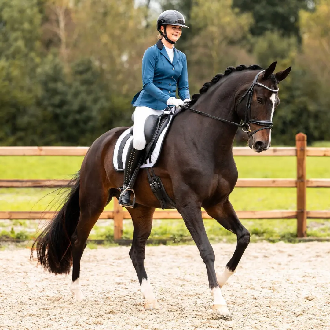QHP Winter Rijlegging Juliet Full Grip 40 - Wit - afbeelding 6 van 6