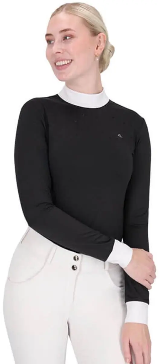 Wedstrijdshirt QHP Amilara Zwart