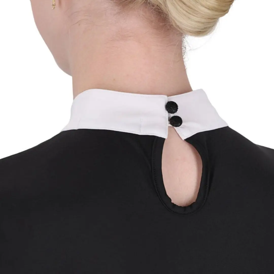 QHP Amilara Wedstrijdshirt - 40 - Zwart - afbeelding 2 van 4