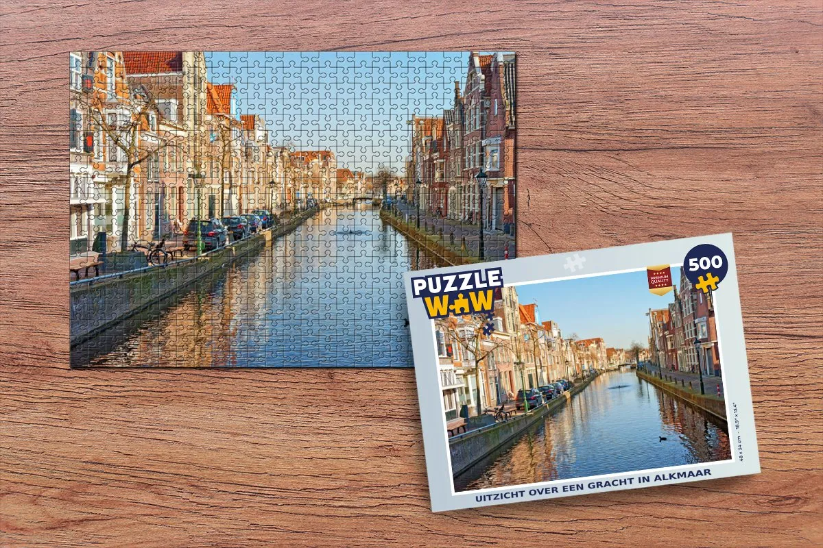 PuzzleWow Gracht Legpuzzel 500 Stuks