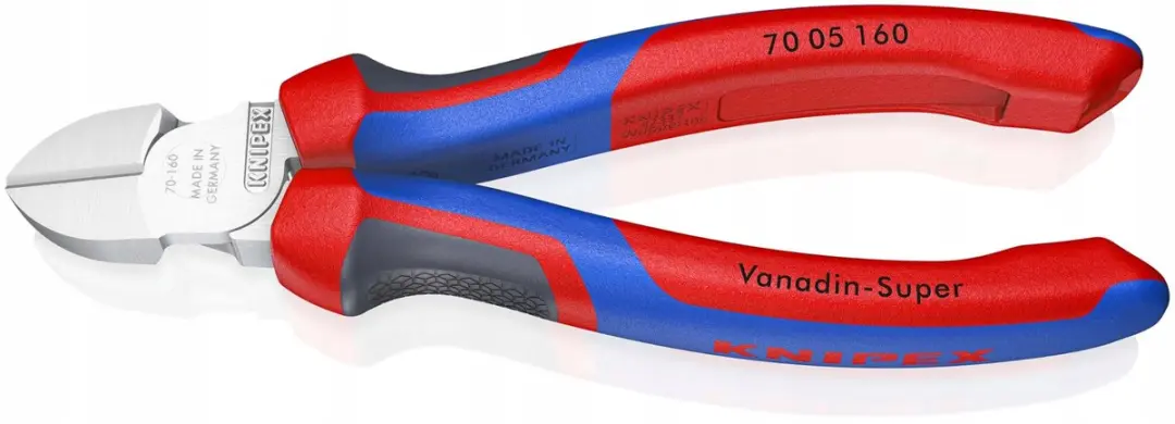 Knipex Zijsnijtang 160mm - Chroom Comforthandvat