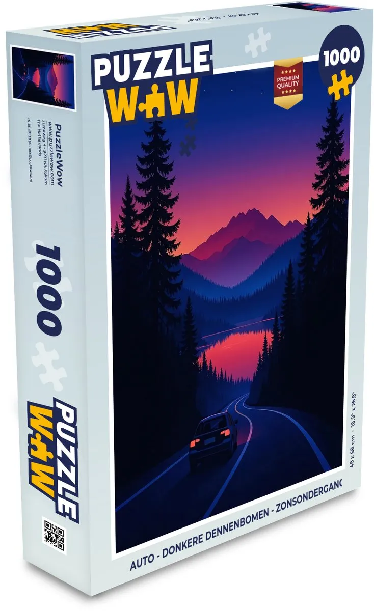 PuzzleWow Legpuzzel 1000 Stuks