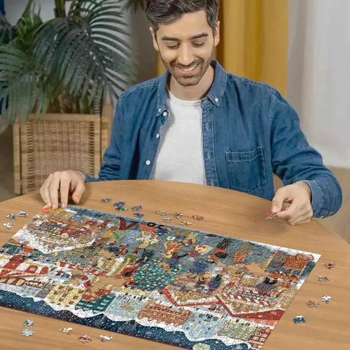 Ravensburger Kerstmarkt Legpuzzel 1000 Stuks - Multicolor