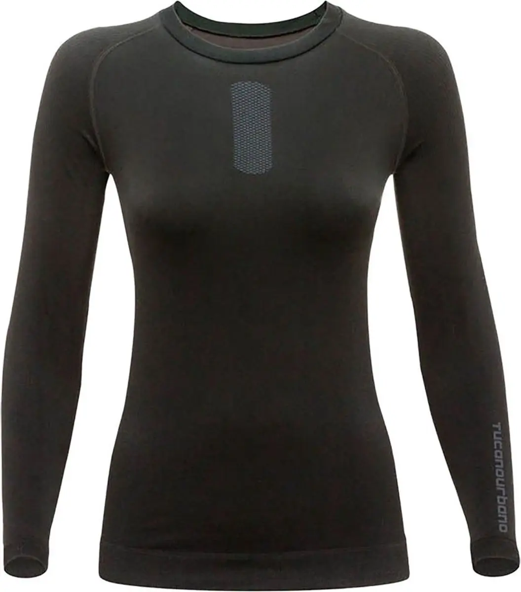 Tucano Urbano Upskin Lange Mouwen Basislaag Zwart L-XL Vrouw
