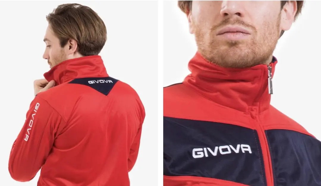 Givova Visa Trainingspak 5XL - Rood/Blauw - afbeelding 2 van 3