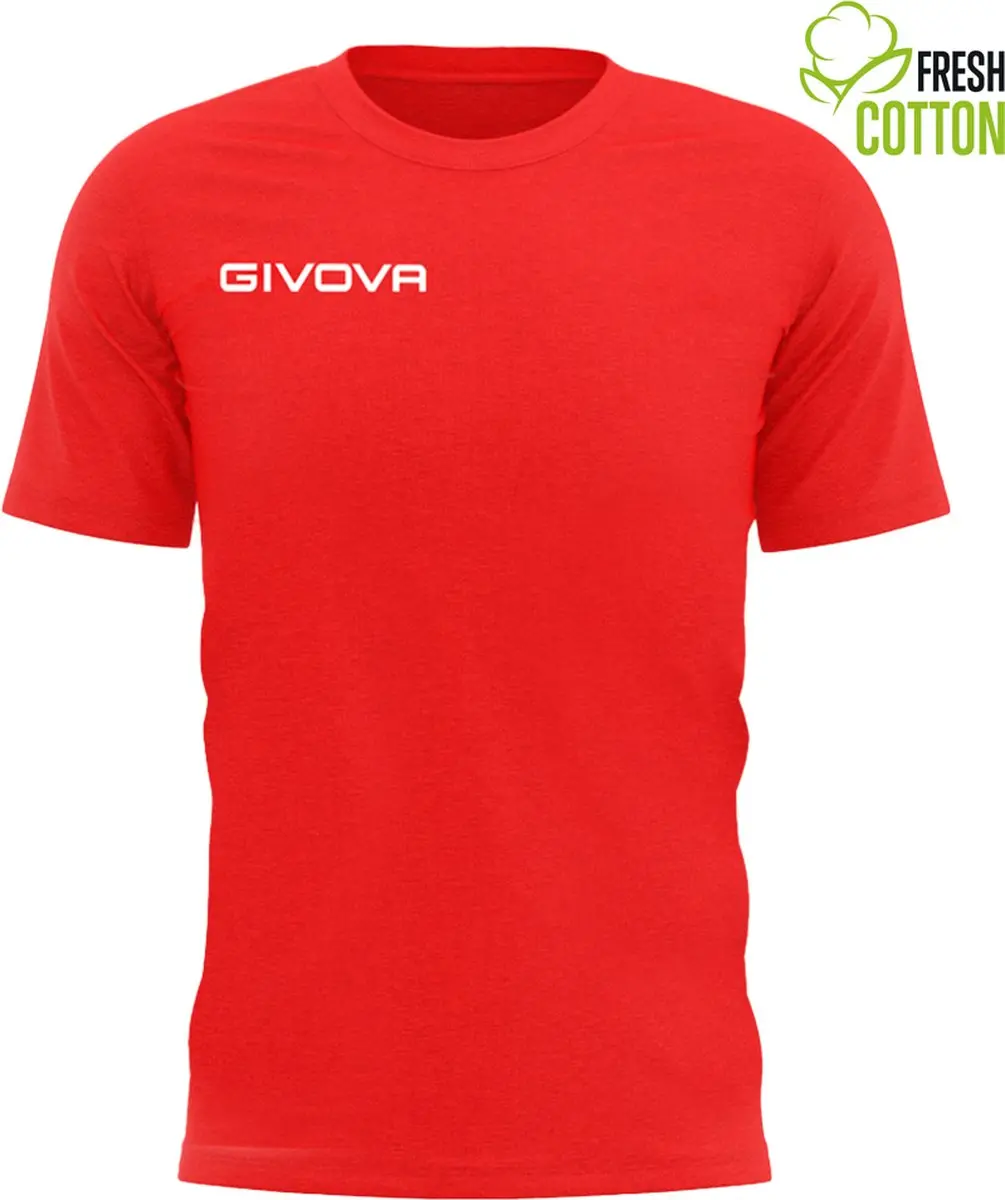 Katoenen T-shirt Givova Fris Rood