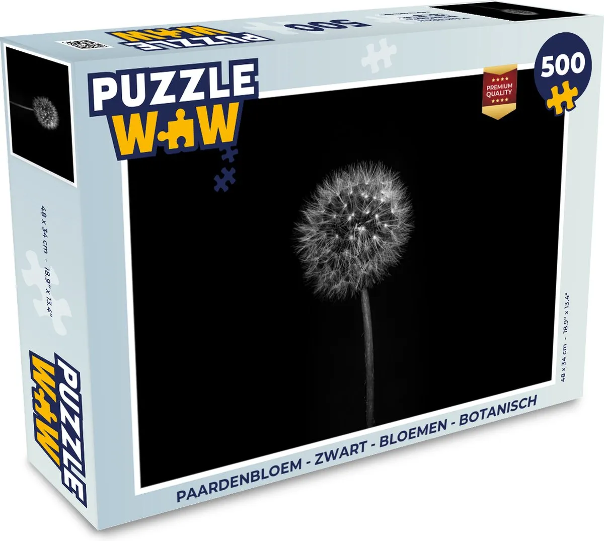 PuzzleWow Paardenbloem Legpuzzel 500 Stuks