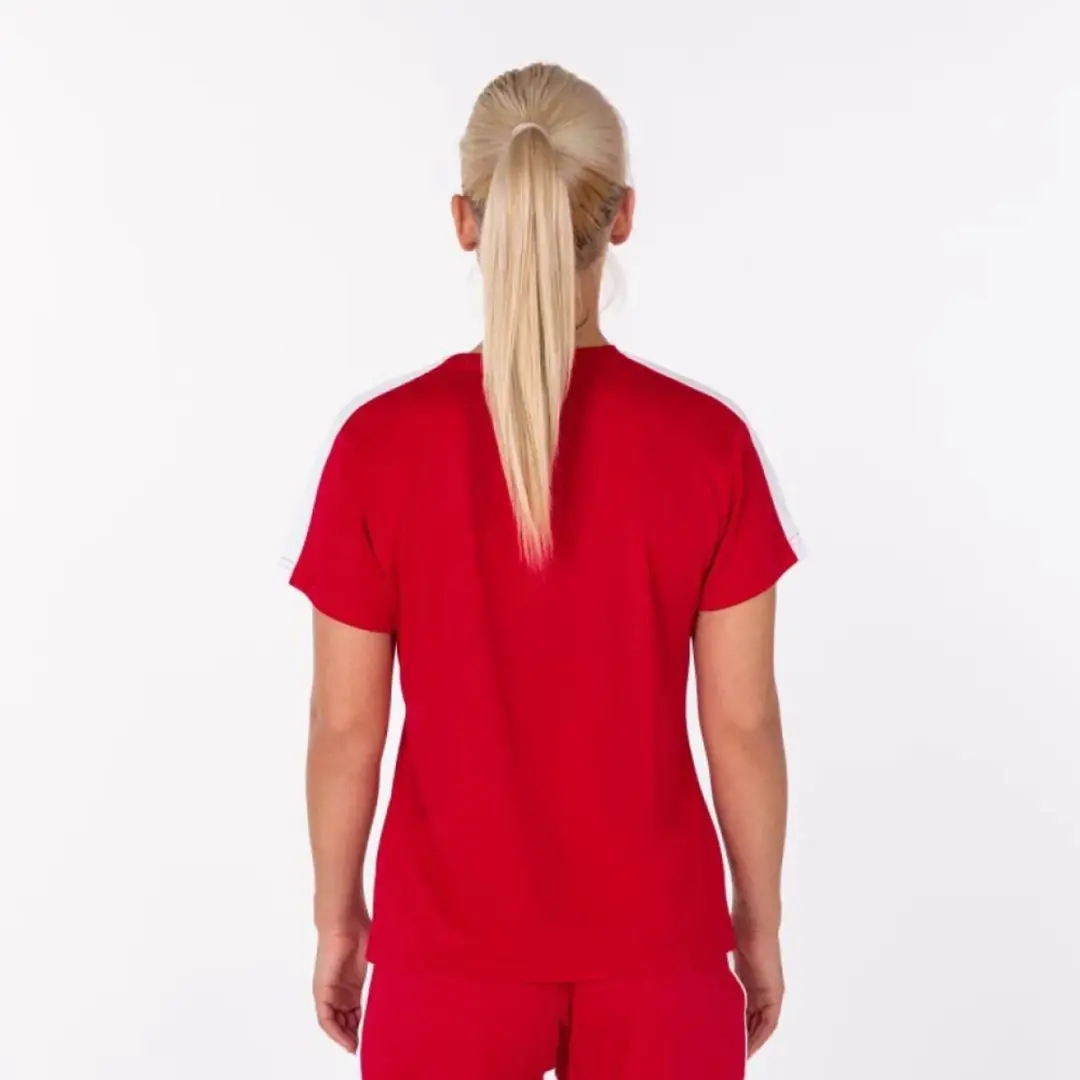 Joma Academy T-shirt Kort 12-14j - Rood/Wit