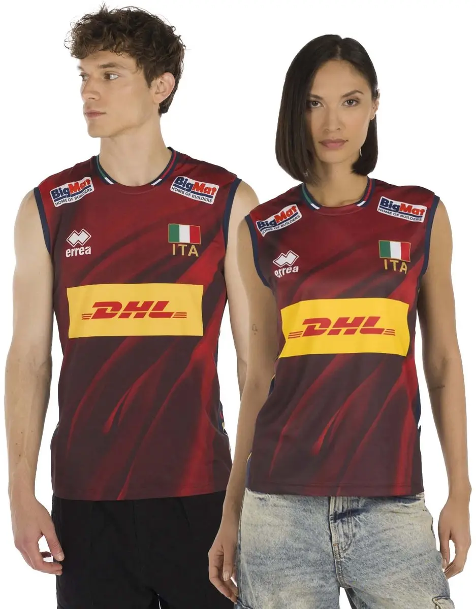 Errea Italië Volleybal 4E Wedstrijd Unisex Shop Ad 25/28 Tanktop
