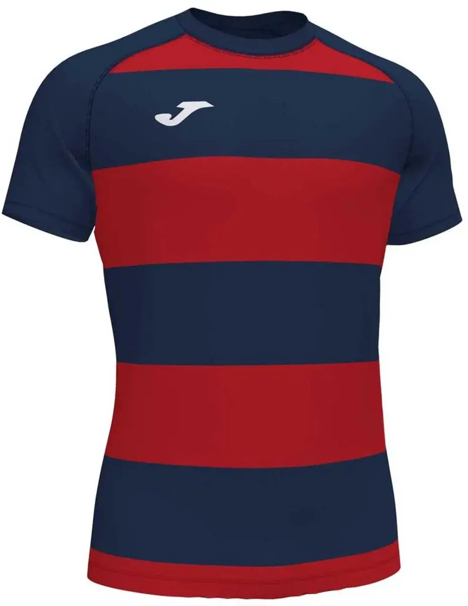 Joma Pro Rugby Ii T-shirt Met Korte Mouwen Rood,Blauw XL Man