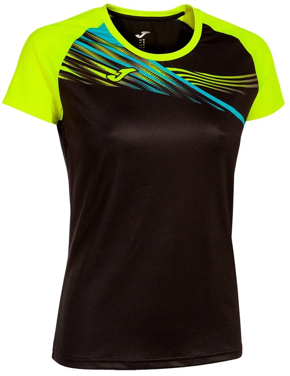 Joma Elite X T-shirt Met Korte Mouwen Zwart M Vrouw