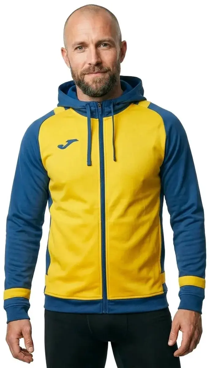 Joma Lider Hoodie Geel XL