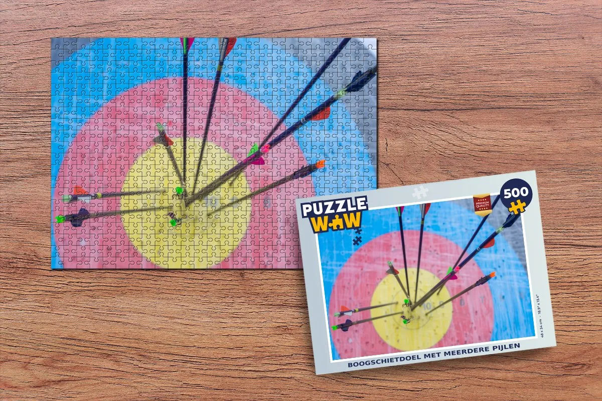 PuzzleWow Boogschietdoel Legpuzzel 500 Stuks