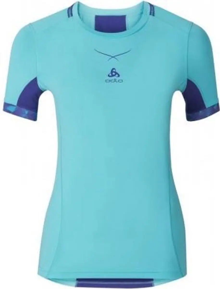 Ondershirt Odlo Crew Neck Ceramicool Pro Blue Radiance maat M