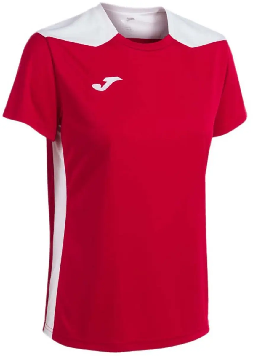 Joma Championship Vi T-shirt Met Korte Mouwen Rood 11-12 Years Meisje