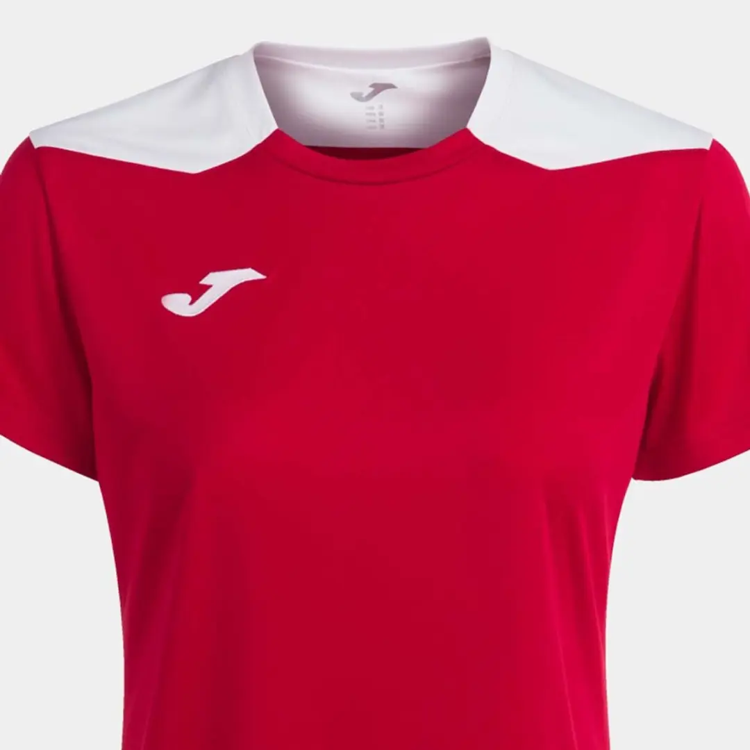 Joma Championship Vi T-shirt Met Korte Mouwen Rood 11-12 Years Meisje